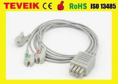 Nihon Kohden BR-903P ECG / EKG Cable kompatibel dengan 4155A11-6NUA 3 lead Klip IEC