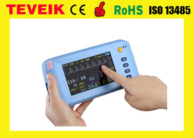 EKG Cerdas Genggam Oksimeter Pulsa, Monitor Pasien Multi Parameter Mudah Dibawa