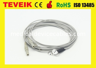 DIN1.5 Soket Kabel OEM Socket 1m Dengan Komposit Perak Klorida Silver Chloride