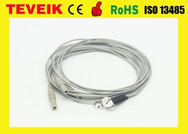 Kualitas tinggi perak murni elektroda EEG untuk mesin EEG, DIN1.5 socket eeg cable