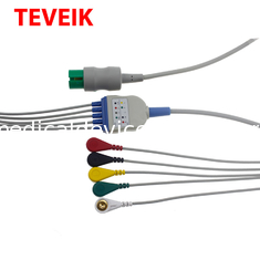 Ultraview IEC 1K Ohm Tombol Snap Kabel Ekstensi Snap Spo2