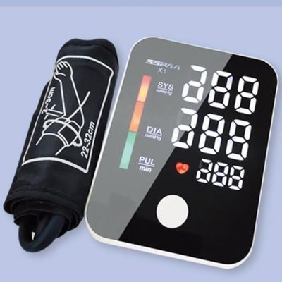 CE ISO13485 Pengukur tekanan darah rumah tangga Monitor Manset Tekanan Darah Digital