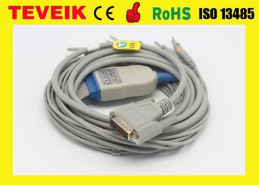 Kabel Edan EKG untuk SE-12 Express SE-3 SE-601A DB 15 pin AHA / IEC MS1-106902