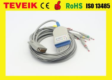 Kabel EKG Edan untuk SE-12 Express SE-3 SE-601A MS1-106902 DB 15pin Banana 4.0
