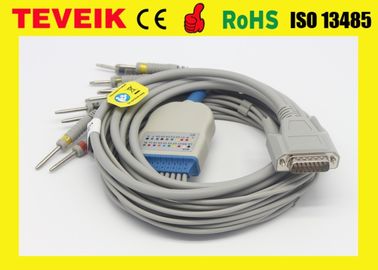 Kabel Nihon Kohden EKG untuk ECG-9130P ECG-9620P Cardiofax Q ECG-9110K Cardiofax Q ECG-9130K