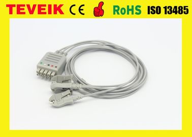 Kabel 3 leadwires yang kompatibel dengan Siemens 3 Klip Kabel, IEC