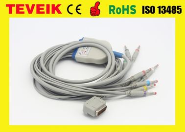 Kabel Kenz EKG untuk ECG 108/110 / 1203.1205 10 kawat timah DB 15 PIN