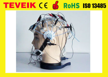 Harga Pabrik Neurofeedback Separating 20 Leads Medical EEG Hat dengan Elektroda Tembaga Berlapis Perak