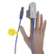 sensor spo2 yang dapat digunakan kembali untuk monitor pasien Contec Klip jari pediatrik dewasa 3ft DB 7pin kabel sensor spo2