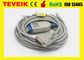 Kabel Edan EKG untuk SE-12 Express SE-3 SE-601A DB 15 pin AHA / IEC MS1-106902