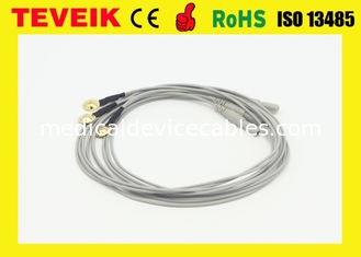 Medis kabel elektroda eag Din 1.5 kabel topi eeg dengan tembaga berlapis nikel