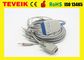 Pasokan Direclty Edan SE-3 SE-601A 10 kabel EKG dengan DIN 3.0 IEC Standard